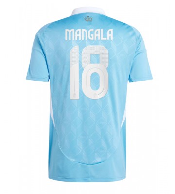 Belgien Orel Mangala #18 Udebanetrøje EM 2024 Kort ærmer